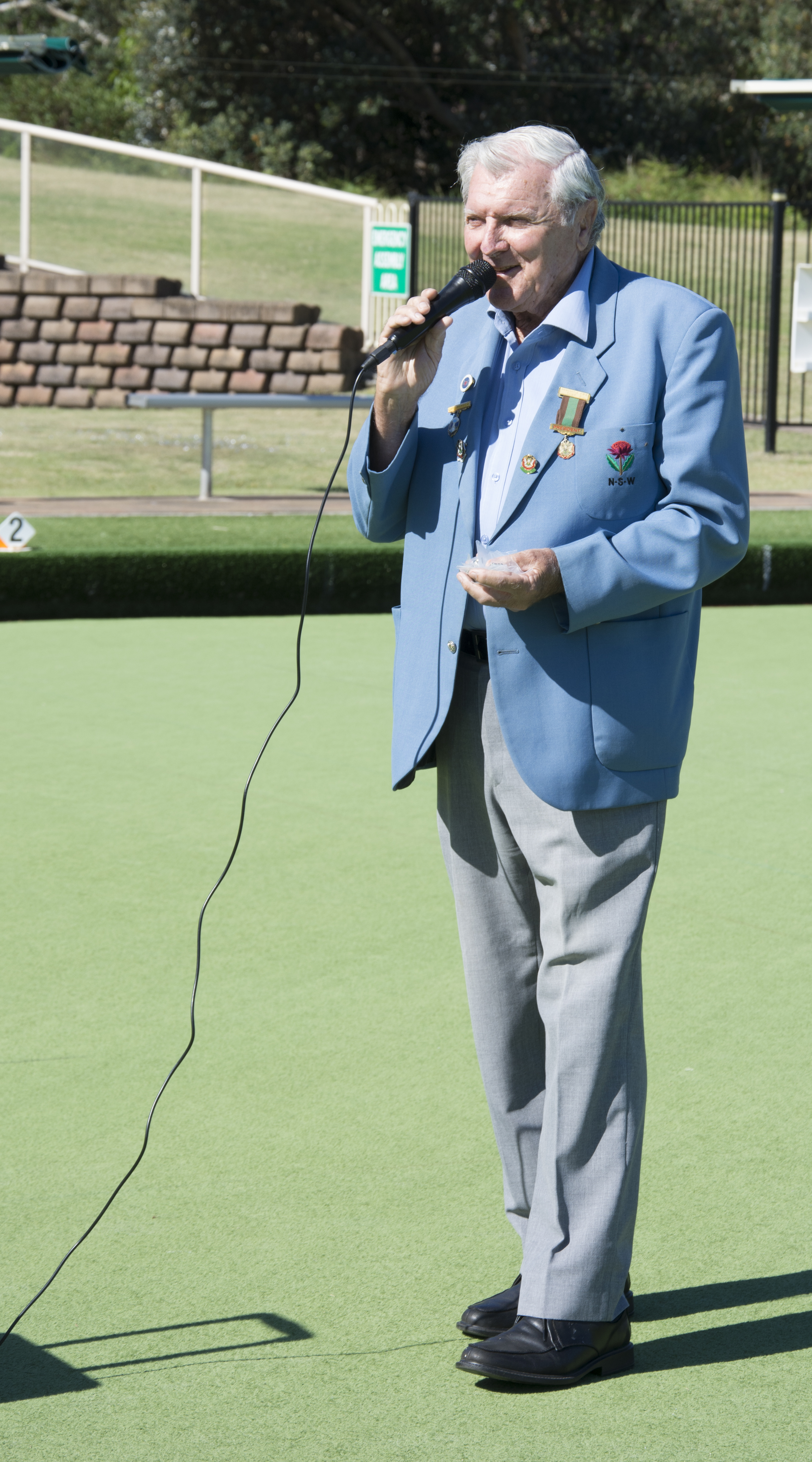 John Smith, President, Newcastle District Bowls Association. Photo by: Square Shoe Photography