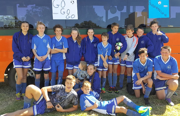 2017 Minor Premiers: Bulahdelah Soccer Club’s 14’s travelling team. 