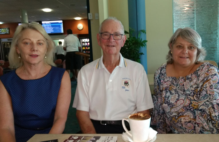 Joan Torony and John Bolden and Trudi Wynnes.