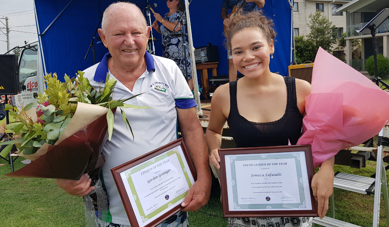 LIONESS AWARDS: Gordon Grainger and Jomeca Lafaialii.