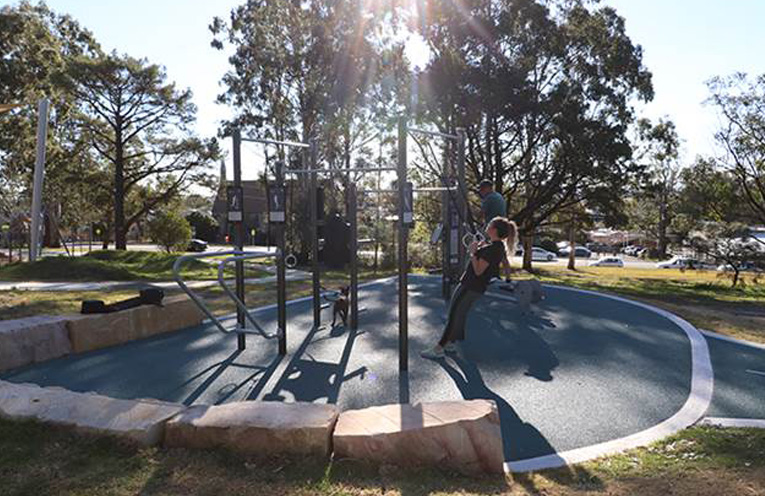 The Fitness Hub at Boomerang Park.