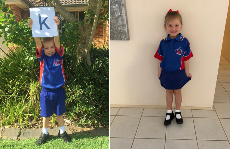 Oscar O’Neill - Wirreanda Public School. (left) Skylah Brekelmans - Wirreanda Public School. (right)