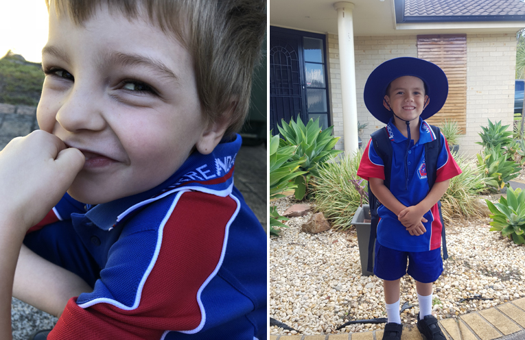 Lachlan Lyon - Wirreanda Public School. (left) Braxon Thompson - Wirreanda Public School. (right)