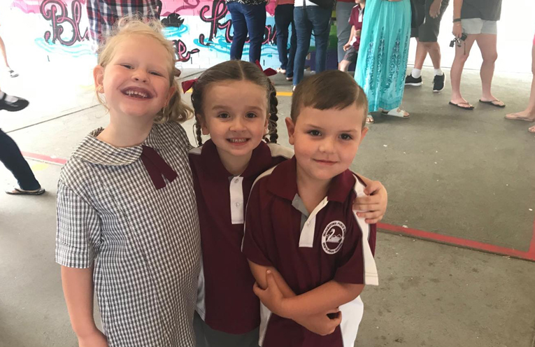 Jorja Single, Caitlyn Hitchcock, Levi Munro - Grahamstown Primary School.