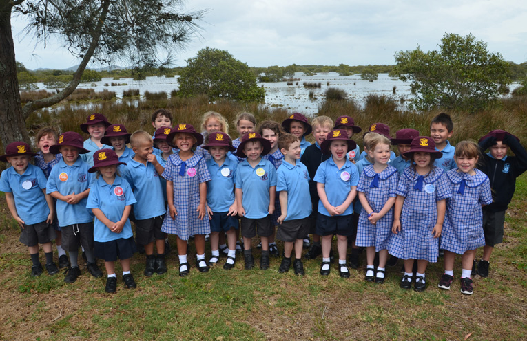 First Day of Kindergarten at Tea Gardens Public School. Photo: TGPS