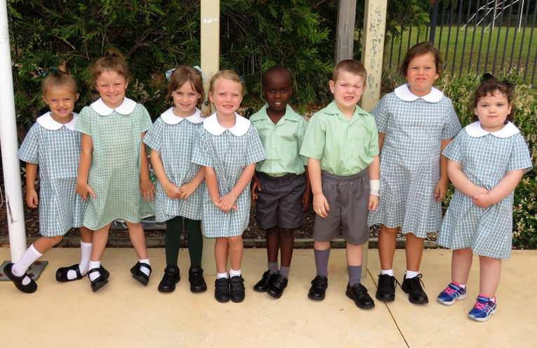 First day of Kindergarten at St Joseph’s Bulahdelah.