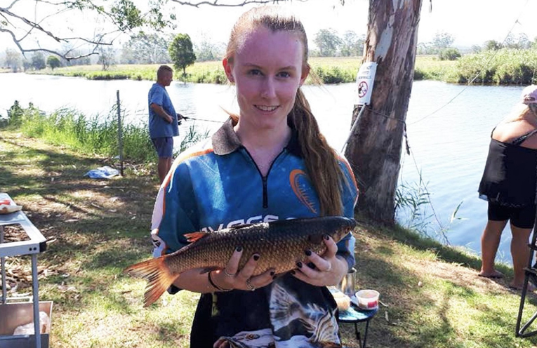 Emily Kirkpatrick claimed third place in the ladies Biggest Other Species category.  