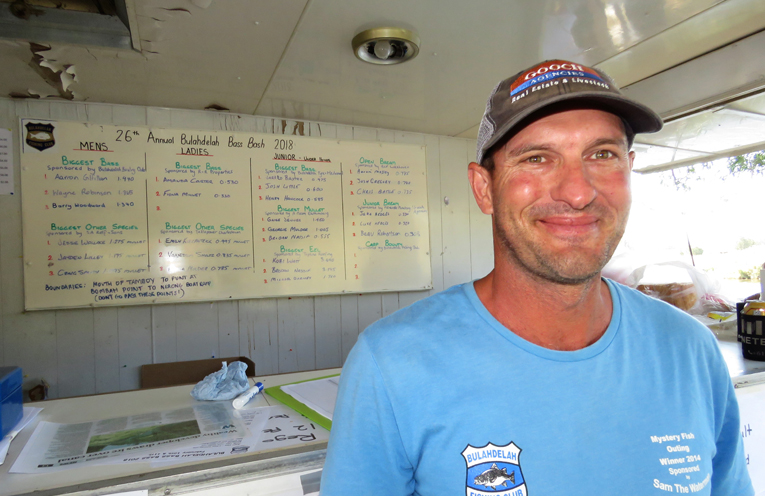 Bulahdelah Fishing Club President Darren Carrall. 