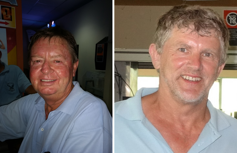 Graham Stuart Front Nine winner. (left) David Brailey Back Nine winner. (right)