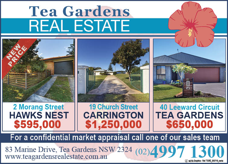 Tea Gardens Real Estate