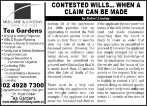 ADVERTISER - Mullane & Lindsay