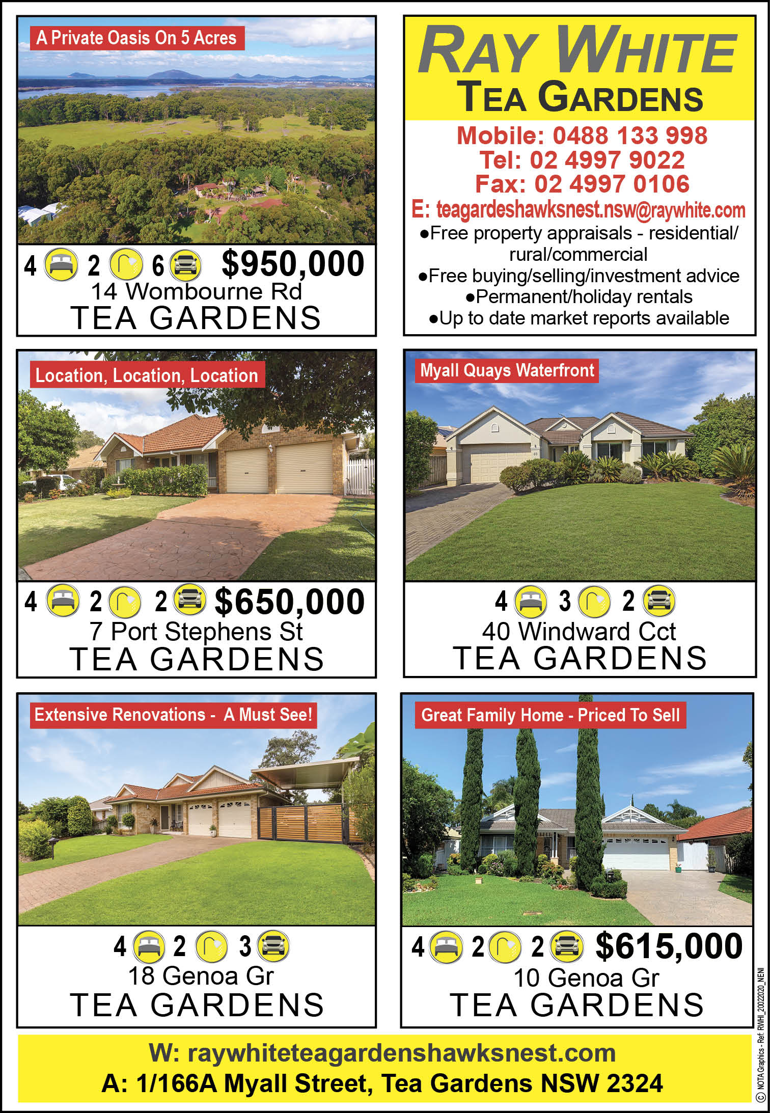 Ray White Real Estate Tea Gardens