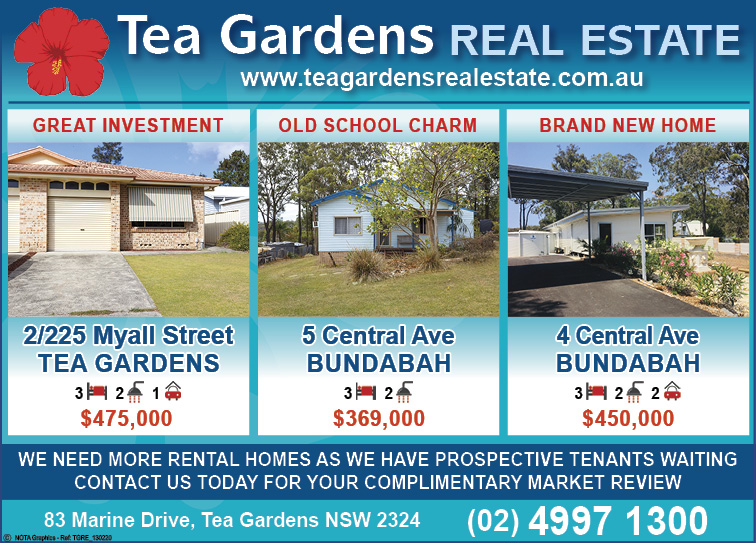 Tea Gardens Real Estate