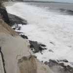 Wild weather at Hawks nest beach