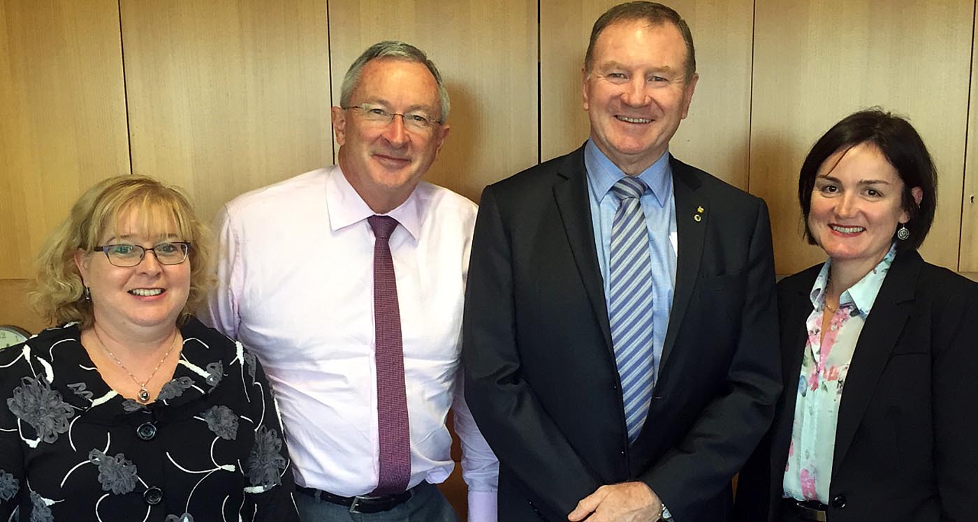 Stephen Bromhead With Nsw Attorney General Brad Hazzard And His Departmental Officers Copy News Of The Area