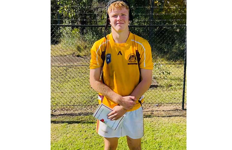 Raymond Terrace Roosters junior Charlie Jones gains selection in NSW Combined Catholic Colleges Rugby League Under 15s squad